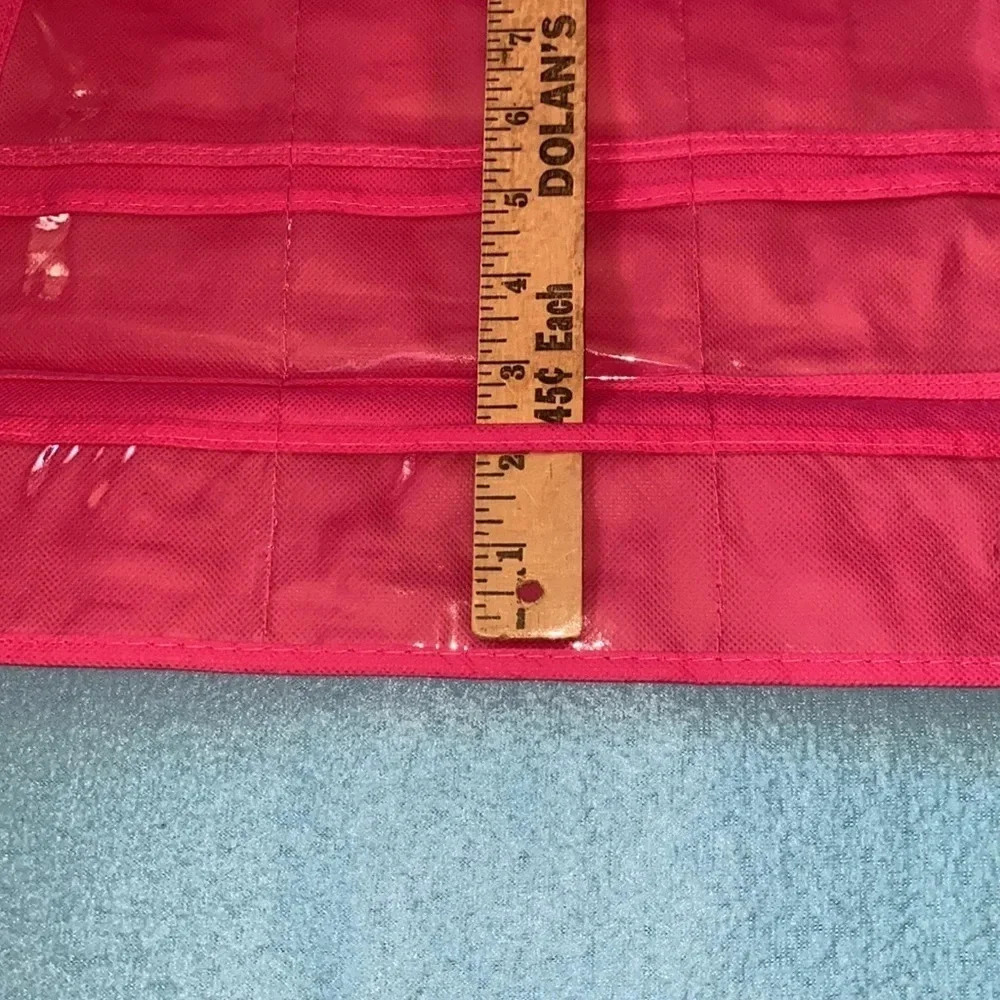 THE LITTLE JEWELRY DRESS organizer pockets on one side velcro loops on the back - Picture 7 of 9